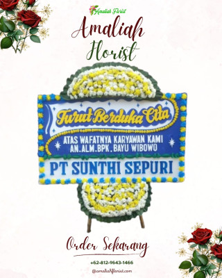 Papan Bunga Duka di Ti Zain