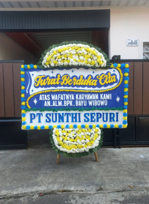 Papan Bunga Duka di Ti Zain