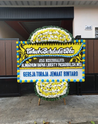 Papan Bunga Duka di Ti Zain