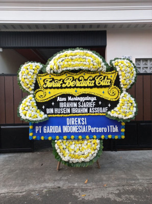 Papan Bunga Duka di Ti Zain